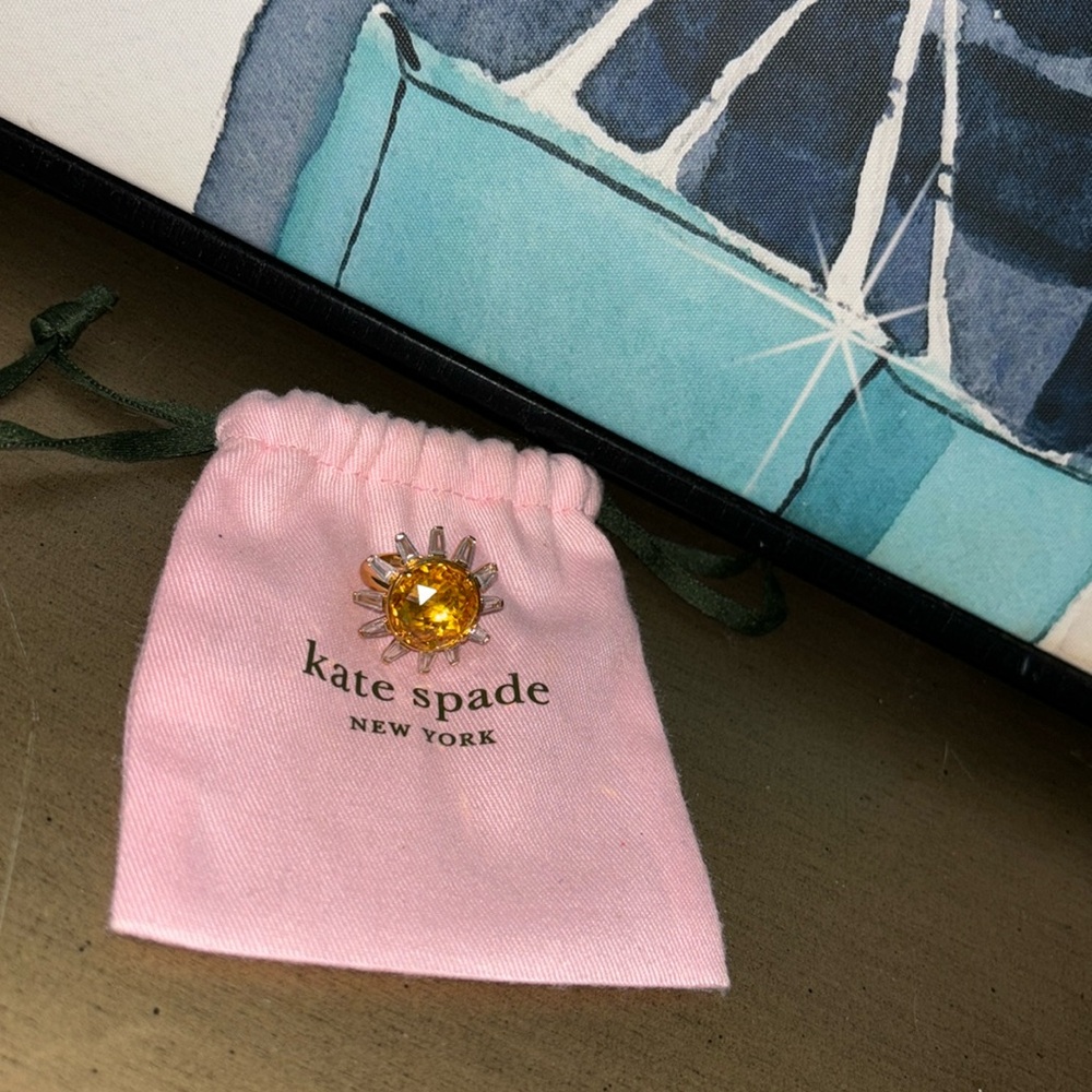 Kate Spade SunFlower Ring in excellent condition. Worn once.